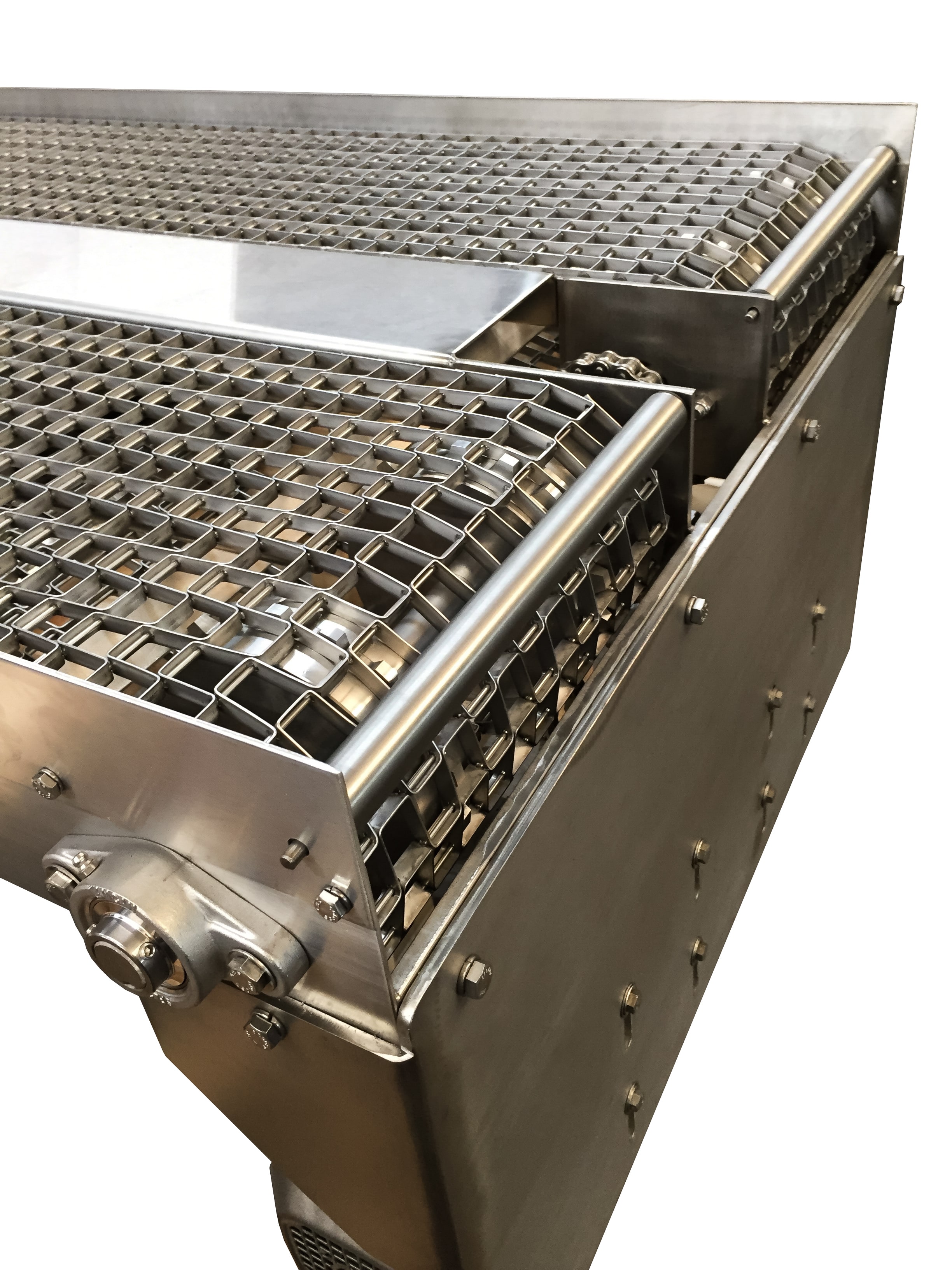 Metal | Sanitary Metal Belt Conveyors | Laughlin Conveyor